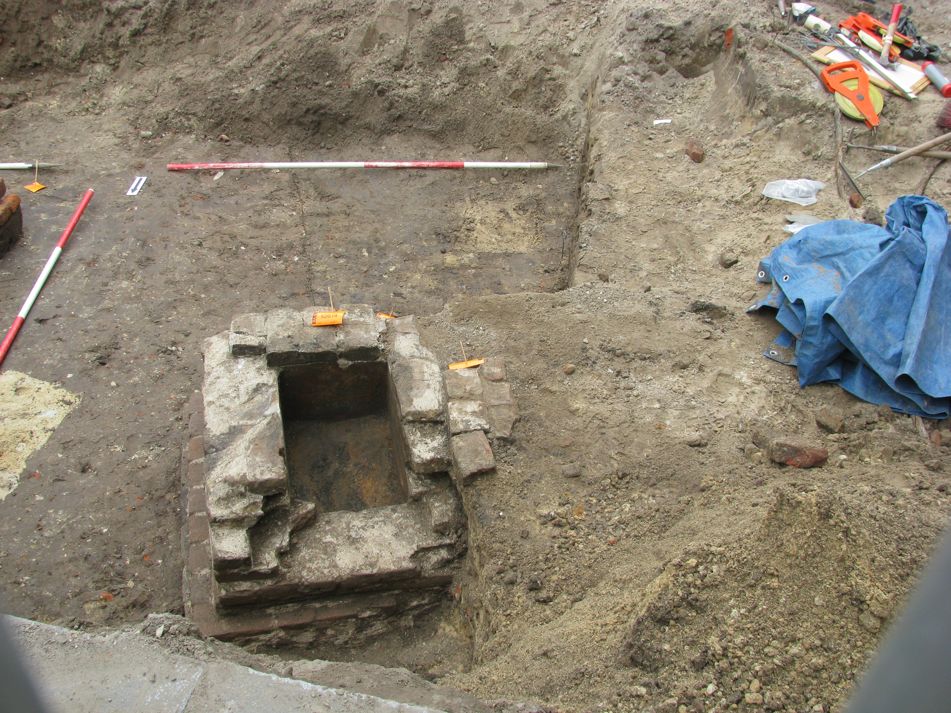 De archeologisch opgravingen op de Oude Markt. © Eigen beheer